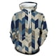 thumbnail image 2 of Sudadera con capucha con estampado geométrico 3D clásico para hombre y mujer, sudadera con capucha de manga larga con cordón, informal, holgada, para la calle, 2 of 5