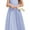 Lavender, variant on Fancy Girl Junior Bridesmaid Dresses Kids Sleeveless Cute Maxi Dress Teen Long Wedding Party Prom Gowns