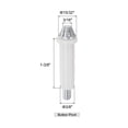 thumbnail image 2 of Unique Bargains 4 Pcs Matériel de Porte Pliante Bas Pivotant Réglable Kit de Pivotant Bas pour Porte Pliante, 2 of 5