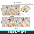 thumbnail image 7 of Pioneer Flower Floral Print Pattern Kitchen Rugs Sets Of 2,Anti Fatigue Kitchen Mat Rugs Non Slip Washable,Decorative Kitchen Floor Mats for Kitchen,Sink,Laundry,17"x30"+17"x47", 7 of 7