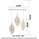 thumbnail image 4 of Tapiz de macramé para colgar en la pared, decoración de pared tejida, tapiz de plumas de hojas, tapiz bohemio tejido a mano, decoraciones para el hogar, sala de estar, dormitorio, decoración Xemadio MZQ-0473, 4 of 8