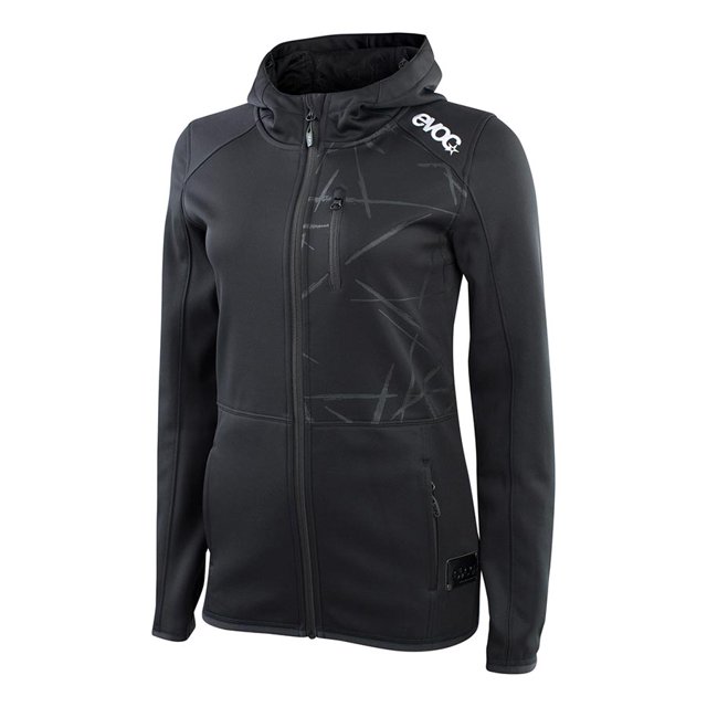 EVOC, Veste à Capuche pour Femmes, Noir, S