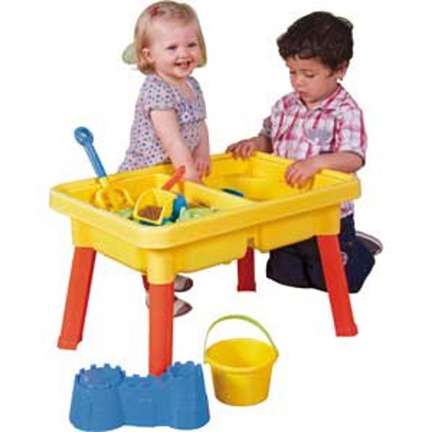 Sandbox Castle 2In1 Sand And Water Table W/Beach Playset