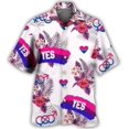 thumbnail image 5 of Camisas hawaianas con orgullo estadounidense LGBT en 3D, camisa hawaiana de verano, regalo para LGBT, moda callejera, camisas florales para gays y lesbianas, top genial, 5 of 5