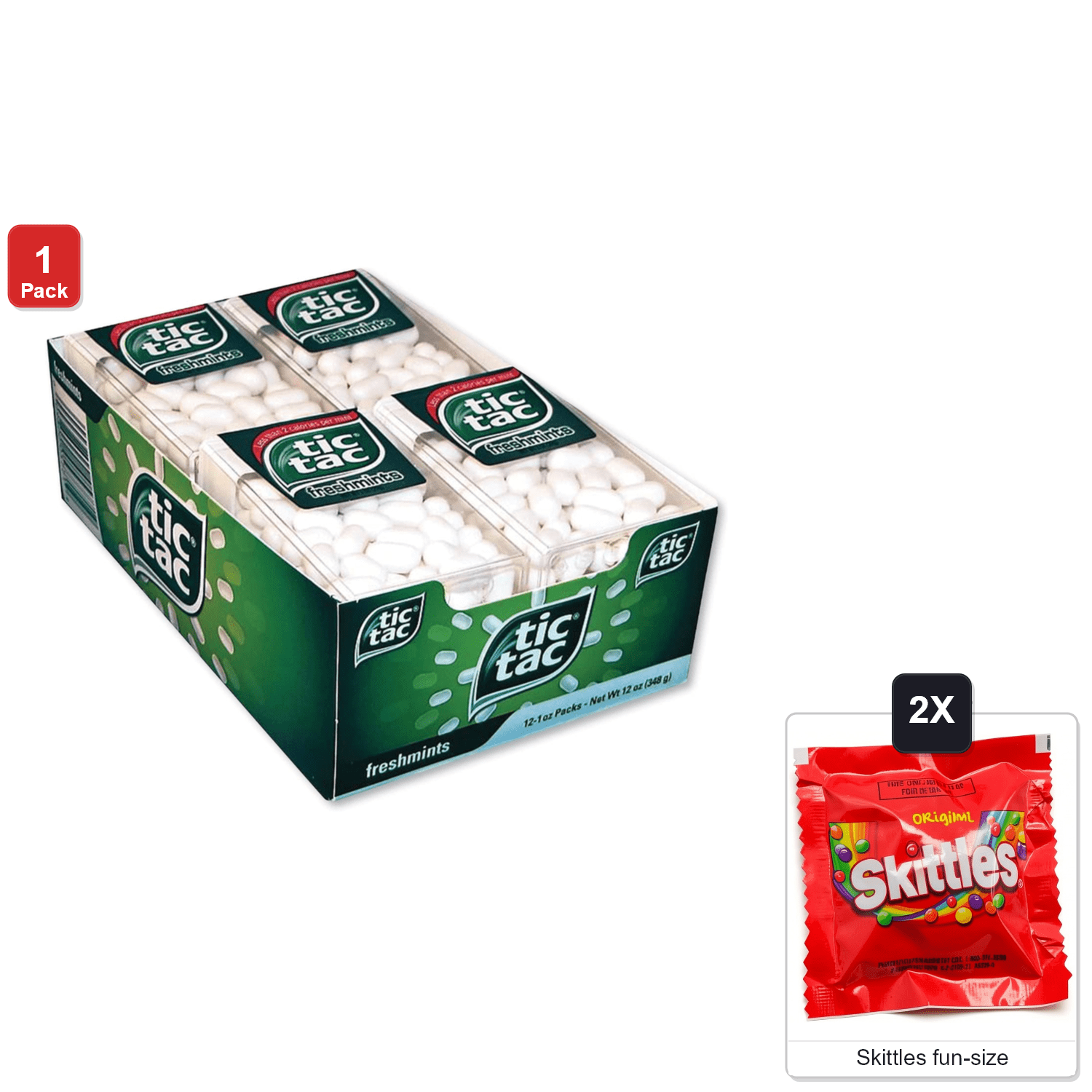 6 Pack- Tic Tac Freshmint 1oz Each - Walmart.com