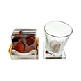 thumbnail image 5 of PORTAVASOS RESINA TRANSPARENTE Y NOGAL SET DE 6  CUADRADO, 5 of 5