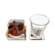 thumbnail image 5 of PORTAVASOS RESINA TRANSPARENTE Y NOGAL SET DE 6  CUADRADO, 5 of 5
