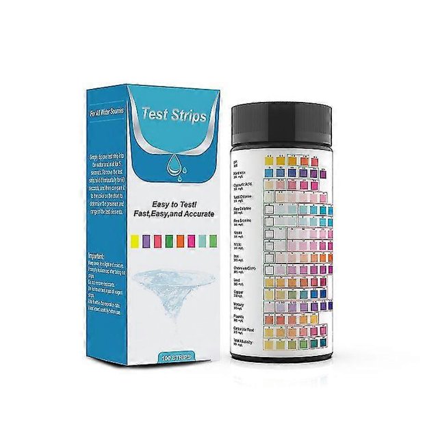 16 In 1 Water Testing Kits For Drinking Water 100 Strips Well And Drinking Water Test Kit Water Test Strips With Hardness