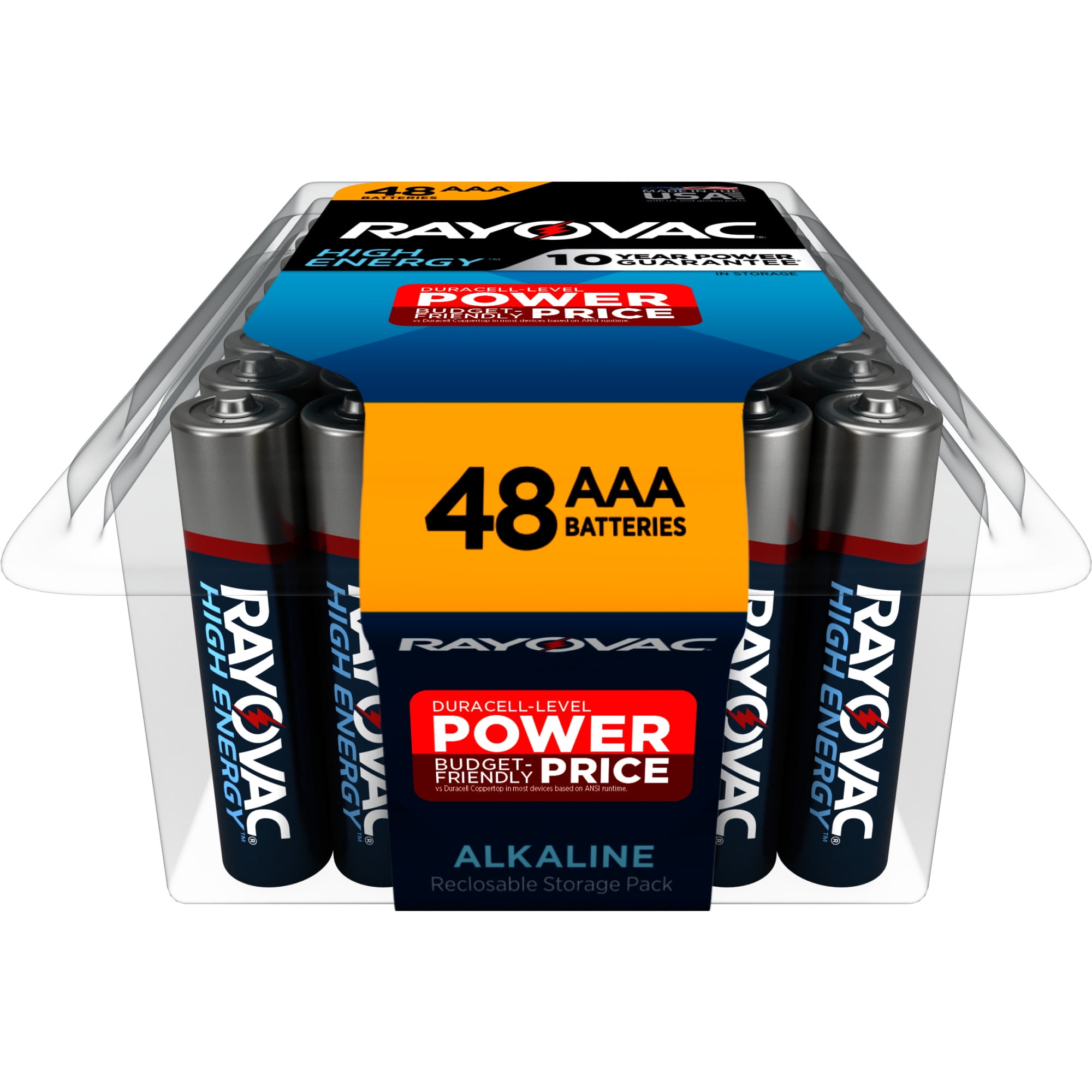 Rayovac High Energy AAA Batteries (48 Pack), Triple A Batteries