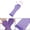 Purple, variant on INSPIRE CHIC Women's Fingerless Mesh 1980s Fancy Dress Party Costume Accessories Fishnet Gloves Short-1Pair Pink