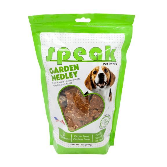 Speak Fruit and Veggie Dog Treats, Gluten and Grain Free, 12 Ounces