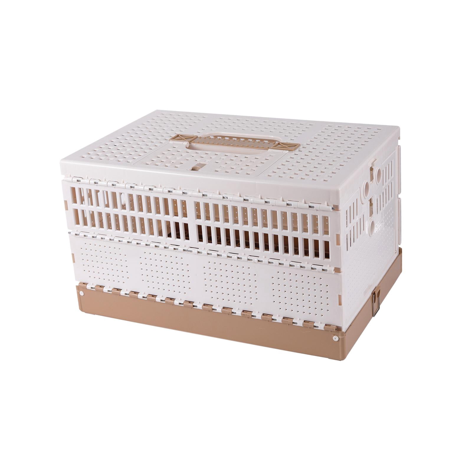 Pigeon Cage Foldable Bird Travel Carrier with Handle for Competition Transportation Training Parrots Doves