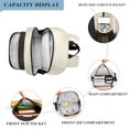 thumbnail image 3 of FORMRS Unisex School Backpack 17" Student Travel Bag with Laptop Compartment, Sleeping Black Cat, 3 of 7
