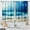 Beach 1, variant on Colorful Leaves Kitchen Curtains - Floral Spring Botanical Tier Cafe Curtains Farmhouse Country Small Window Curtains for Bathroom Living RV Rod Pocket Window Drapes 24 Inch 2 Panels Set 28"x24"