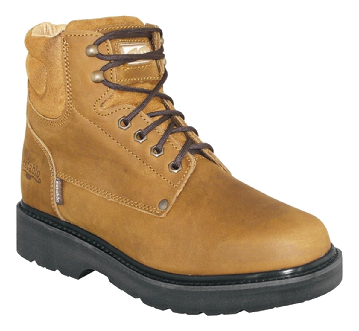 Botas de Trabajo para Hombre Establo en Piel Crazy con Suela de Hule main image 1