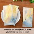 thumbnail image 4 of JSTEL Metal Texture Marble Cloth Napkins Set of 1, 20x20 Inch Washable and Reusable Napkin for Decoupage Dinner Party Everyday Use, 4 of 6