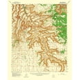 thumbnail image 2 of USGS 20x24 White Modern Wood Framed Museum Art Print Titled - Supai Arizona Quad - USGS 1962, 2 of 4