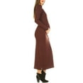 thumbnail image 2 of Women's Maternity Long Sleeve Maxi Dress - Extended Sizes Available, 2 of 4