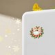 thumbnail image 4 of Fiudx Liquidación navideña Pegatinas para refrigerador con decoración navideña, pegatinas para refrigerador con decoración de escenas navideñas, pegatinas magnéticas de aleación para las fiestas navi, 4 of 6