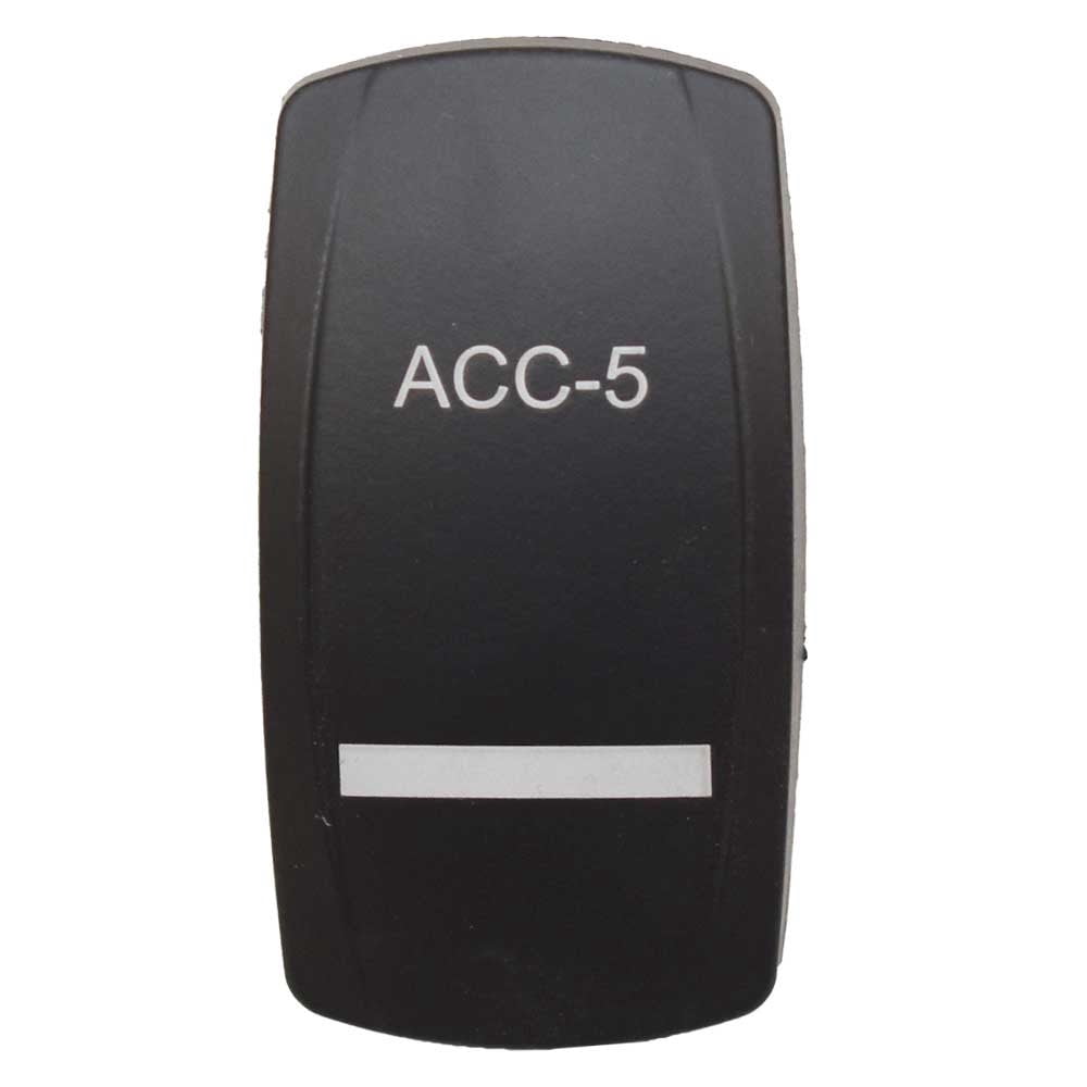 Boat Rocker Switch Cover | ACC-5 Actuator Black White - Walmart.com