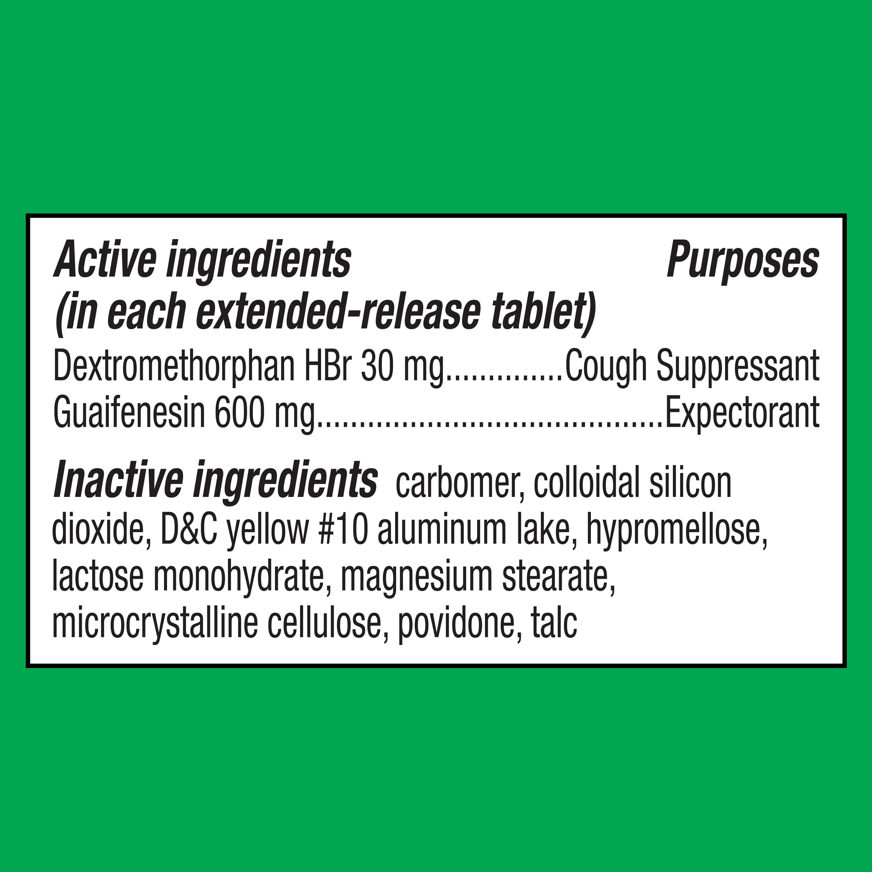 Equate Mucus Relief DM Tablets, 20 Count