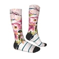 thumbnail image 3 of Easygdp Bird And Floral Fashionable Adult Sockings&Sports Sockings&Breathable Sockings, Non-Pilling,Contrasting Color Design, 3 of 9