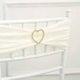 thumbnail image 6 of Efavormart 2" Gold Rhinestone Heart Metal Chair Sash Band Buckle, Diamond Chair Wrap Bow Pin Brooch, 6 of 11