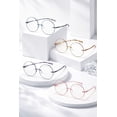 thumbnail image 6 of 4 Pack Reading Glasses Women Men Round Frame Lightweight Thin Readers Colorful Office Home, 6 of 8