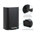 thumbnail image 3 of 12L Stainless Steel Step Trash Can with Soft-Close Lid – Hands-Free Kitchen & Bathroom Garbage Bin, 3 of 8