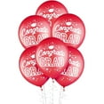 thumbnail image 1 of 100Pcs/Bag Graduation Balloon Inflatable Blast-proof Leakproof Good Sealing Congrats Grad Letter 2023 Senior Year Grad Balloon School Supply, 1 of 8