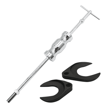 Inner CV Axle Puller Set - Front Wheel Drive Bearing & Joint Removal Tools - includes 5/8"-18 Slide Hammer, 63mm & 48mm Forks, Adapters for Stubborn CV Joints