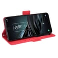 thumbnail image 5 of Case for TCL 20 XE Cover Adjustable Detachable Card Holder Magnetic closure Leather Wallet Case - Red, 5 of 5