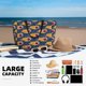 thumbnail image 5 of Fotbe Burning Rugby Balls Bolsa de Viaje para Playa - Resistente al Agua, Bolsa Tote de Gran Capacidad y Ligera con 7 Bolsillos para Mujeres y Hombres, 5 of 7