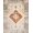 Beige Ivory Terracotta, Pattern 14, variant on ODIKA 8'x10' Washable Area Rug Beige Vintage Boho Lattice Border Geometric Neutral Cream Pink for King Size Bedroom Under Bed, Master Suite, Non-Shedding, Easy Care
