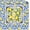 Lemon, variant on Zen Floral Mahjong Mat 32.4x32.4 Inch - Light Green American Mahjong Table Mat with Cherry Blossom Bamboo Chrysanthemum Artwork, Anti-Slip Rubber Waterproof Foldable Gaming Pad
