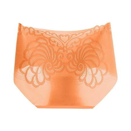 

〖TOTO〗Women Panties Ladies Panties Hollow Lace Ice Silk Seamless Panties Cotton Crotch Breathable Briefs Underwear