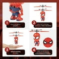 thumbnail image 2 of World Tech Toys Marvel Licensed Spider-Man Flying Action Figure Big Head Helicopter UFO 3.5 Inch, Ages 6 & Above, 2 of 8