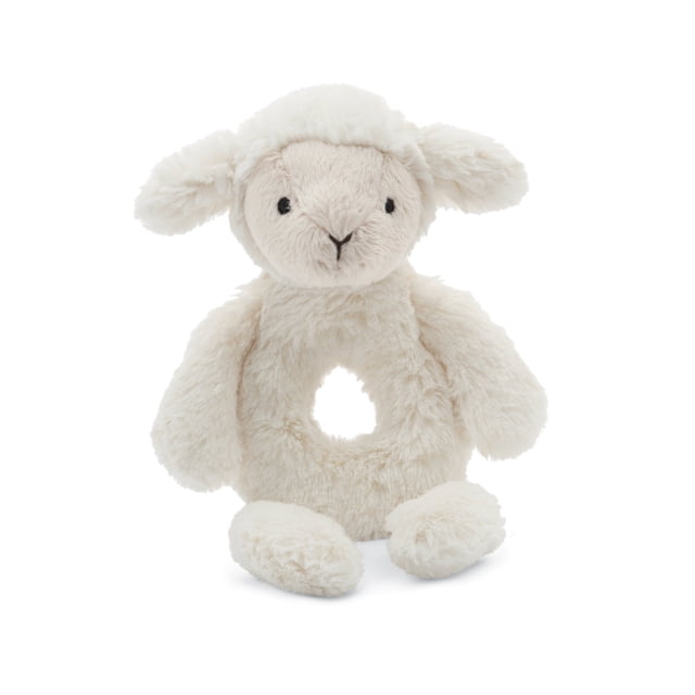 Sonajero de Peluche Suave Corderito Bashful Jellycat 15 cm