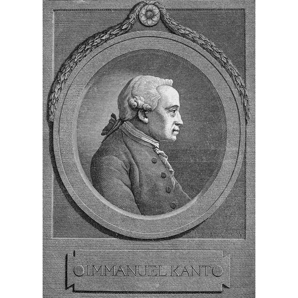 Immanuel Kant (1724-1804) Ngerman Philosopher Copper Engraving 18Th ...