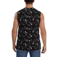 thumbnail image 4 of Haiem Men's Cute Skull Print Tank Tops Summer Sleeveless Cut Off Workout T-Shirts Fitness Vest Athletic Undershirts-Large, 4 of 8