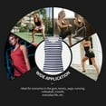 thumbnail image 7 of Hirioo Navy Blue And White Stripes for Women's Workout Tank Top Sleeveless Workout Tops Athletic Gym Shirts-Medium, 7 of 7