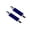 Blue, variant on Duck-bill Metal Elastic Clips Anti-lost Holders Portable Sturdy Fasteners for Mittens Gloves Daily Use