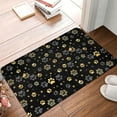 thumbnail image 4 of Yiaed Gold Dog Paw Print Flannel Doormat Mat Outdoor Indoor Door Mats,Welcome Matt Outdoor Front Door Mat Doormat Outdoor Mat Outdoor Mat,16"x24", 4 of 7