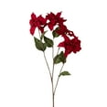 thumbnail image 4 of 29"H Sullivans Artificial Red Poinsettia Spray, 4 of 4