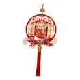 thumbnail image 6 of Tachiuwa Chinese New Year Hanging Decorations 2024 Sign Good Luck Charms Feng Shui Decor Tassel Pendant for Garden Holiday A, 6 of 9