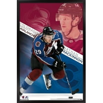 NHL Colorado Avalanche - Nathan Mackinnon Wall Poster, 14.725" x 22.375" Framed