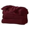 thumbnail image 1 of Sunbeam Microplush Electric Heated Warming Throw Blanket Garnet, 1 of 1
