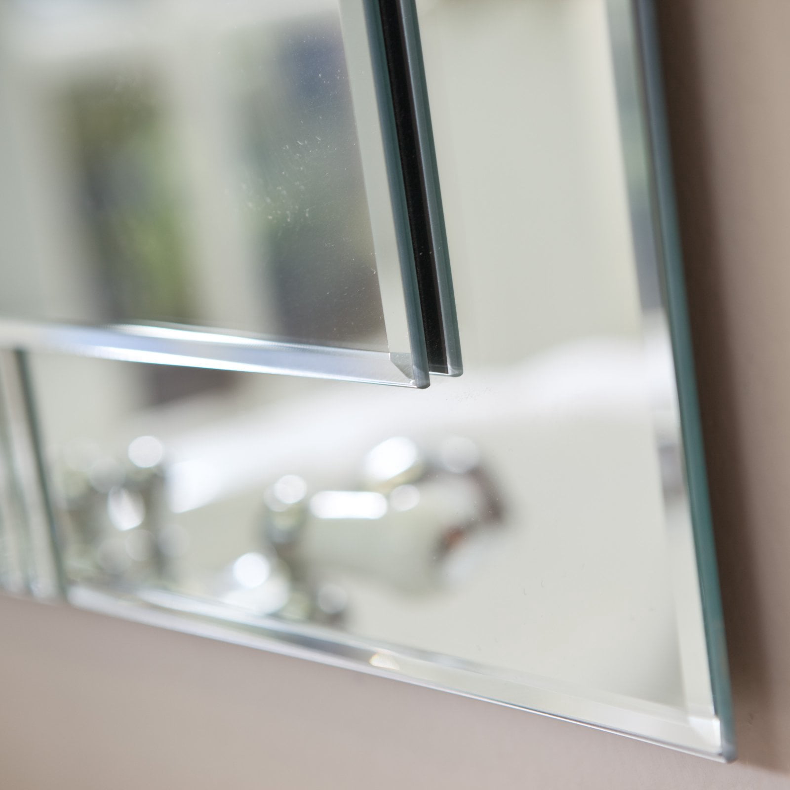 Francisca Large Frameless Wall Mirror