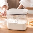 thumbnail image 4 of sunsanly Kitchen Sealed Storage Box Press Type Automatic Sealing Transparent Thick Leakproof Dustproof Moisture-proof Rice Cereal Beads Container Food Storage Case, 4 of 8