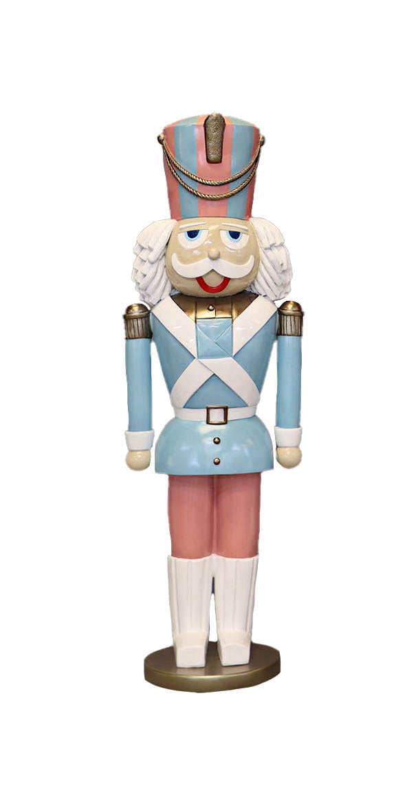 Large 6ft Pastel Nutcracker Life Size Statue